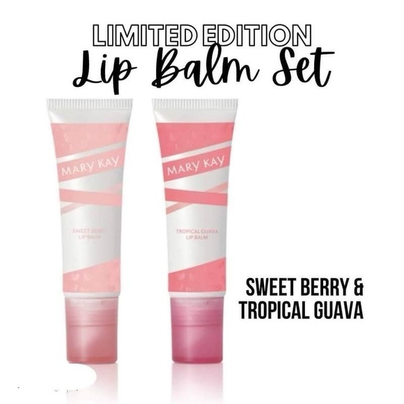 Mary Kay Other - 🔥💞🧨Mary Kay Lip Balm Set ~ Sweet Berry & Tropical Guava ~ Brand New in Box